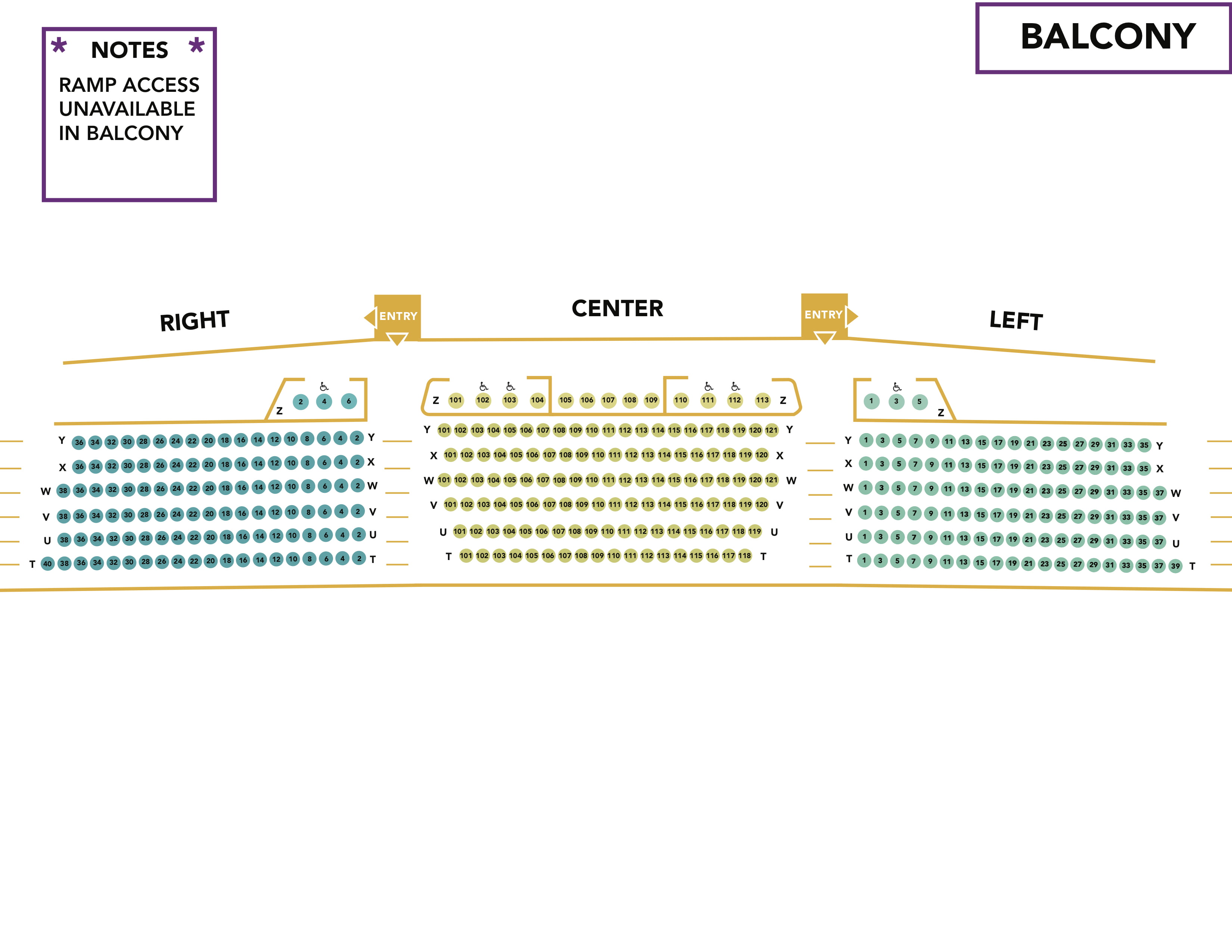 Venice Performing Arts Center Seating Chart