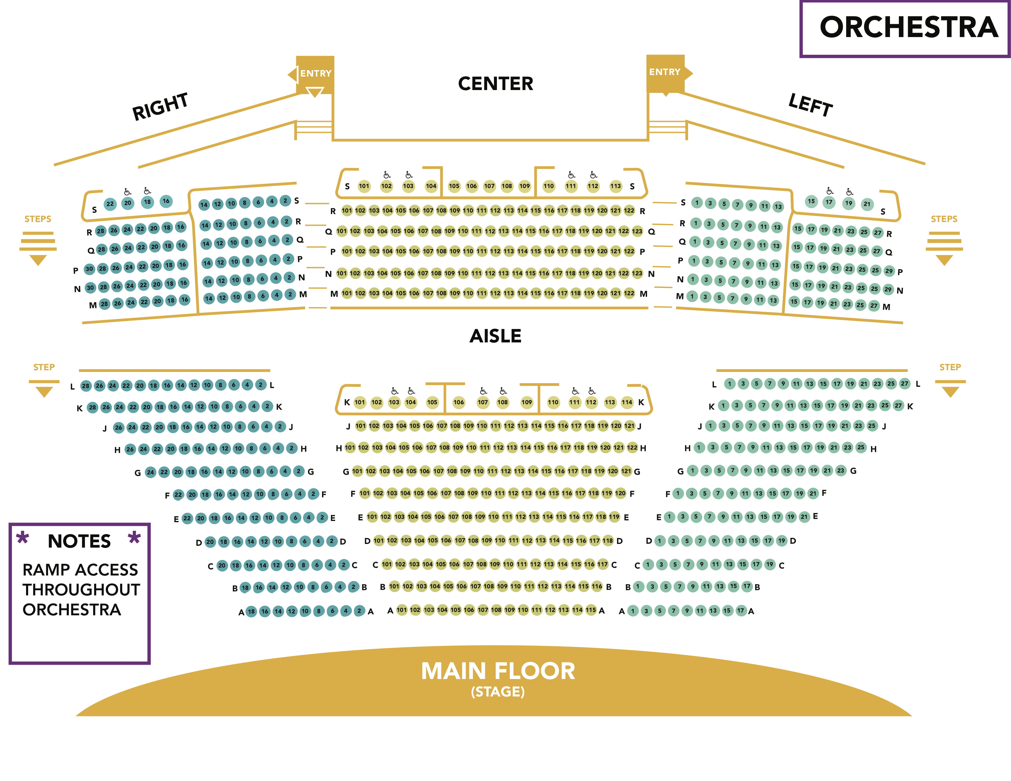 Florida Theatre Seating Chart