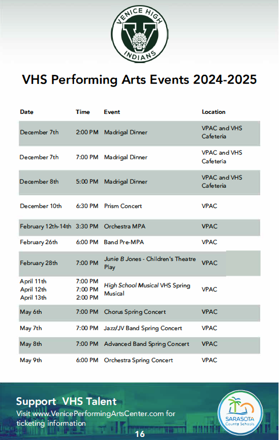 24-25 VHS Events