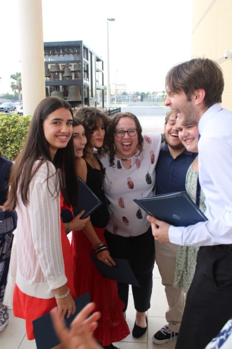 Erin Blankenship with Apprentices